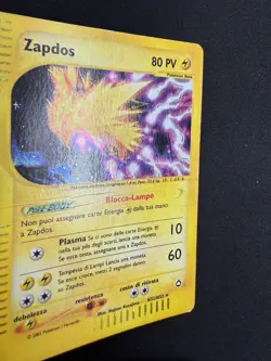 Pokemon Zapdos H32/H32 Aquapolis Rara Holo Unlimited Wizards ITA Carte Vintage - Image 5
