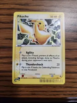 2003 Pokemon Black Star Promo #12 Pikachu Holo - Image 1