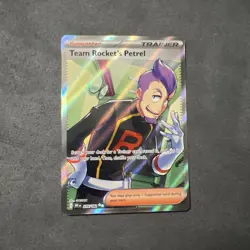 🔥Pokemon TCG Team Rocket's Petrel 226/182 Destined Rivals Full Art Ultra Rare - Image 1