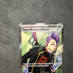 🔥Pokemon TCG Team Rocket's Petrel 226/182 Destined Rivals Full Art Ultra Rare - Image 3
