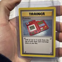 Pokemon Base Set WOTC Uncommon Trainer - Pokedex 87/102 - Near Mint/Mint NM/MT - Image 1