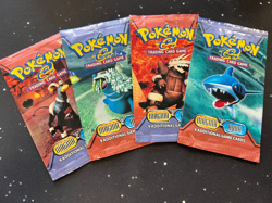 Pokemon ex Team Magma vs Team Aqua Art Set EMPTY Booster Packs!! - Image 1