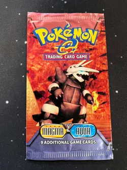 Pokemon ex Team Magma vs Team Aqua Art Set EMPTY Booster Packs!! - Image 5