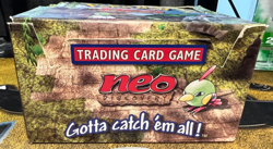 Pokemon Neo Discovery Unlimited Empty Booster Box - BOX ONLY NO PACKS - Image 1