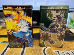 Pokemon 2x EX Era Empty Tins 2004 - Legendary Birds, Armaldo, Cacnea, Cradiliy - Image 2