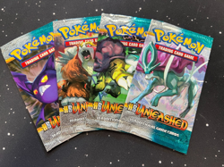 Pokemon HeartGold SoulSilver Unleashed Art Set EMPTY Booster Packs!! - Image 1