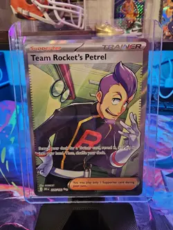 Team Rocket’s Petrel Full Art #226/182 Pokemon Destined Rivals - Image 2