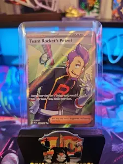 Team Rocket’s Petrel Full Art #226/182 Pokemon Destined Rivals - Image 5