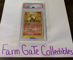 PSA 9 MINT 2003 Pokemon Rare 15/100 Arcanine Sandstorm EX - Image 1