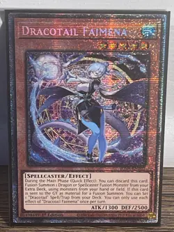Yu-Gi-Oh! Dracotail Faimena (Starlight Rare) JUSH-EN002 Justice Hunters - Image 1