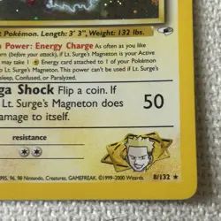 Pokemon Lt. Surge's Magneton 1st Edition Holo Rare Gym Heroes 8/132 NM+ Flawless - Image 4