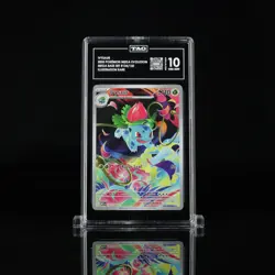 Ivysaur Pokemon Mega Evolution Illustration Rare TAG 10 #134/132 - Image 1