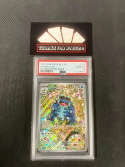 2025 Pokemon Black Bolt English Illustration Rare Seismitoad 105/086 PSA 10 - Image 1