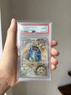 2025 Pokemon Black Bolt English Illustration Rare Seismitoad 105/086 PSA 10 - Image 3