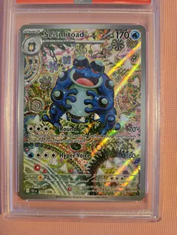 Seismitoad 105/086 Pokemon TCG SV: Black Bolt Illustration Rare PSA 10 - Image 3
