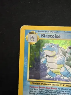 Pokemon TCG Blastoise 2/102 Base Set 1999 WOTC Vintage Holo Rare MP - Image 3