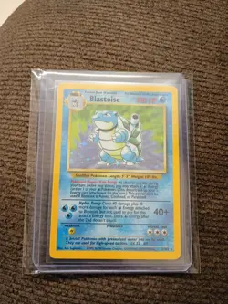 Pokemon TCG Blastoise 2/102 Holo Rare Base Set - MP - Image 1