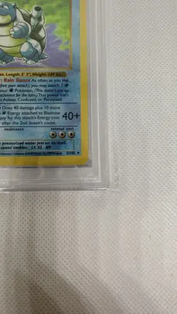 Blastoise 2/102 - SHADOWLESS Base Set (Graded PSA 5) Holo Rare- 1999 Pokemon TCG - Image 5