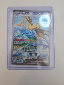 Zapdos ex 202/165 Pokemon TCG Scarlet & Violet 151 Special Illustration Rare NM - Image 3