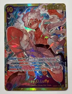 Monkey.D.Luffy OP05-119 SEC (pencil) Awakening of the New Era Foil One Piece NM - Image 1