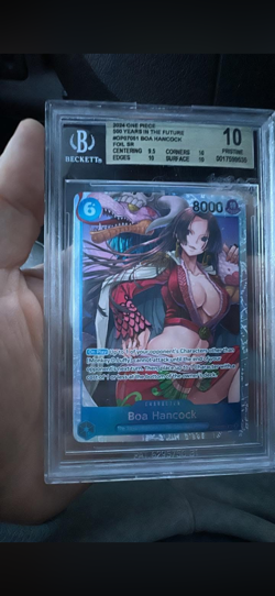 2024 One Piece English Boa Hancock SR OP07-051 500 Years in the Future PSA 10 - Image 1