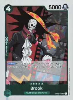 One Piece Promotion Cards #OP02-040 Brook (Judge Pack Vol. 2) - Image 1