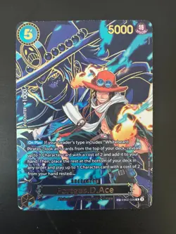 One Piece TCG - Carrying On His Will (OP13) - Portgas.D.Ace - EB02-028 (SP) - Image 2