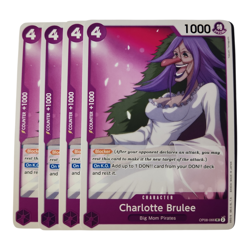 One Piece - Charlotte Brulee (x4) - OP08-066 - Two Legends - Image 1