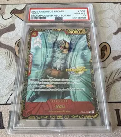 One Piece 2023 Jozu Championship Regionals Top 64 Prize OP02-008 R PSA 10 - Image 1