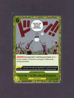 You're the One Who Should Disappear R OP06-115 PRB02 (Reprint) One Piece - Image 1
