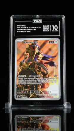 Zamazenta #201 - Pokemon Destined Rivals - TAG 10 - Mint Legendary - PSA - Image 1