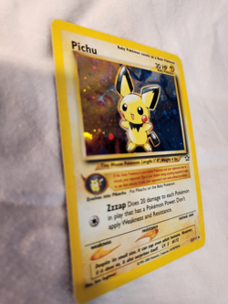 Pokemon TCG Pichu 12/111 Neo Genesis Holo LP - Image 3