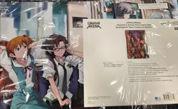 Union Arena Playmat & Action Point Cards Set Evangelion Brand New Sealed Fresh - Image 1