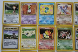 NINTENDO POKEMON TRADING CARD TCG LOTE 26 CARTAS NEO GENESIS EN ESPANOL Y INGLES - Image 2