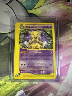 Alakazam Expedition Base Set Regular Pokemon Card 033/165 NM Condition - Image 1