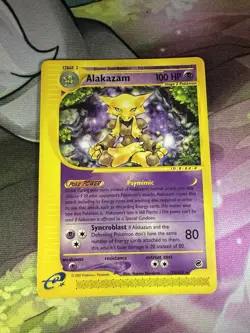 Alakazam Expedition Base Set Regular Pokemon Card 033/165 NM Condition - Image 2
