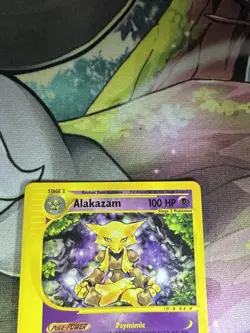 Alakazam Expedition Base Set Regular Pokemon Card 033/165 NM Condition - Image 3