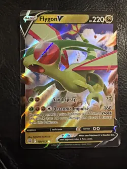 Pokemon TCG Flygon v Brilliant Stars Holo Ultra Rare Card 106/172 NM Condition - Image 1