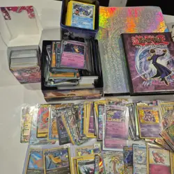 Pokemon Yu-Gi-Oh Card Lot Mixed Some Damaged Lp Mp hp And Near Mint Sold AS-IS - Image 2
