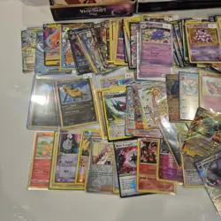 Pokemon Yu-Gi-Oh Card Lot Mixed Some Damaged Lp Mp hp And Near Mint Sold AS-IS - Image 3