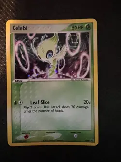 Celebi Black Star Promo Holo Pokemon TCG Card #029 LP - Image 1