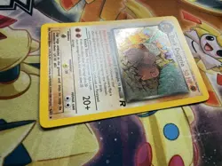 Dark Dugtrio 6/82 SWIRL HOLO Rare Team Rocket WOTC 2000 Pokemon Card Near Mint - Image 4