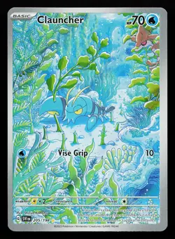 Clauncher 205/198 Holo Illustration Rare Scarlet & Violet Base Set Pokemon Card - Image 1