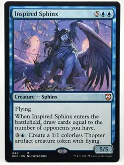 Inspired Sphinx NM* Kaldheim Commander ENGLISH 040 mtg -UnltdCards - Image 1