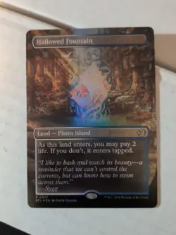 MTG - Hallowed Fountain (Borderless) *Foil* M/NM - Image 1