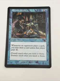 Rhystic Study Prophecy 2000 Near Mint Never Played Mtg Magic The Gathering - Image 5