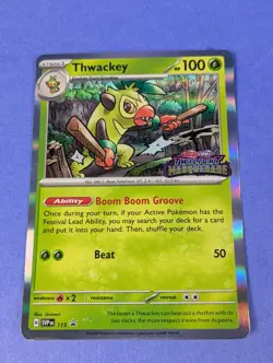 Thwackey - 115 - Promo Scarlet & Violet Promos - Pokemon Card - NM - Image 1