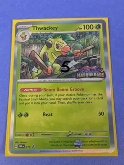 Thwackey - 115 - Promo Scarlet & Violet Promos - Pokemon Card - NM - Image 4