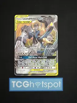 Lucario & Melmetal GX 120/214 S&M 2019 Unbroken Bonds Pokemon TCG English Mint - Image 1