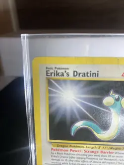Pokemon TCG Erika's Dratini Gym Heroes 42/132 Unlimited Uncommon Card Hp WoTC - Image 3